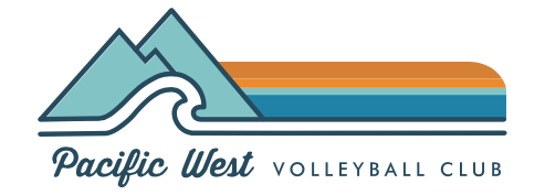 Pac West Volleyball Club Logo